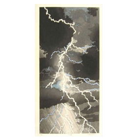 Paul Binnie - Lightning #17/40 2010 Woodblock