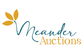 Meander Auctions by Andrew Richmond and Hollie Davis logo