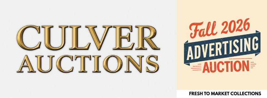 Fall Advertising & Toy Auction August 2026 preview