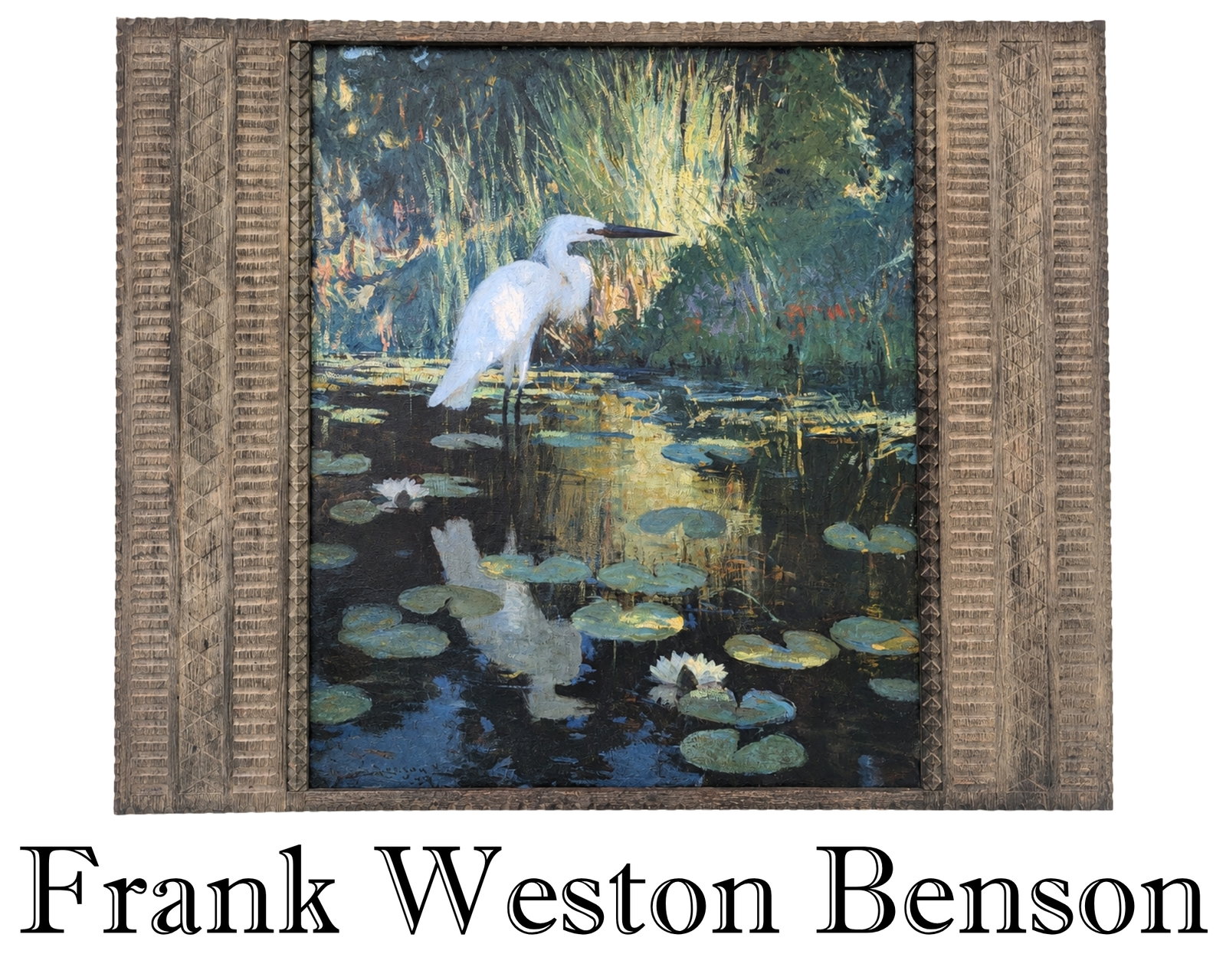 Frank Weston Benson, Sterling Silver & Tiffany Bronze Auction preview