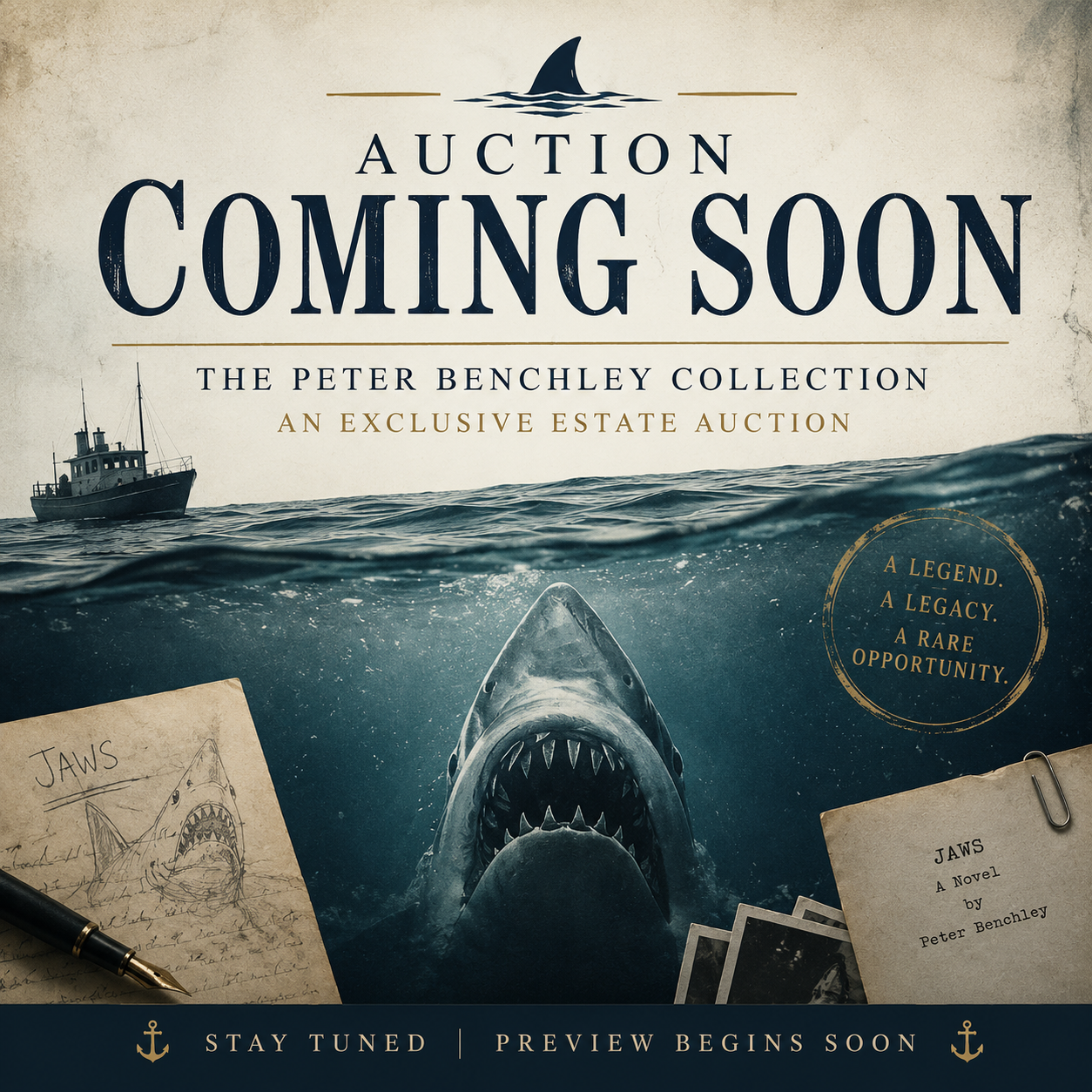 Peter Benchley Collection - Jaws - A Life of Writing, A Legacy of Stories preview