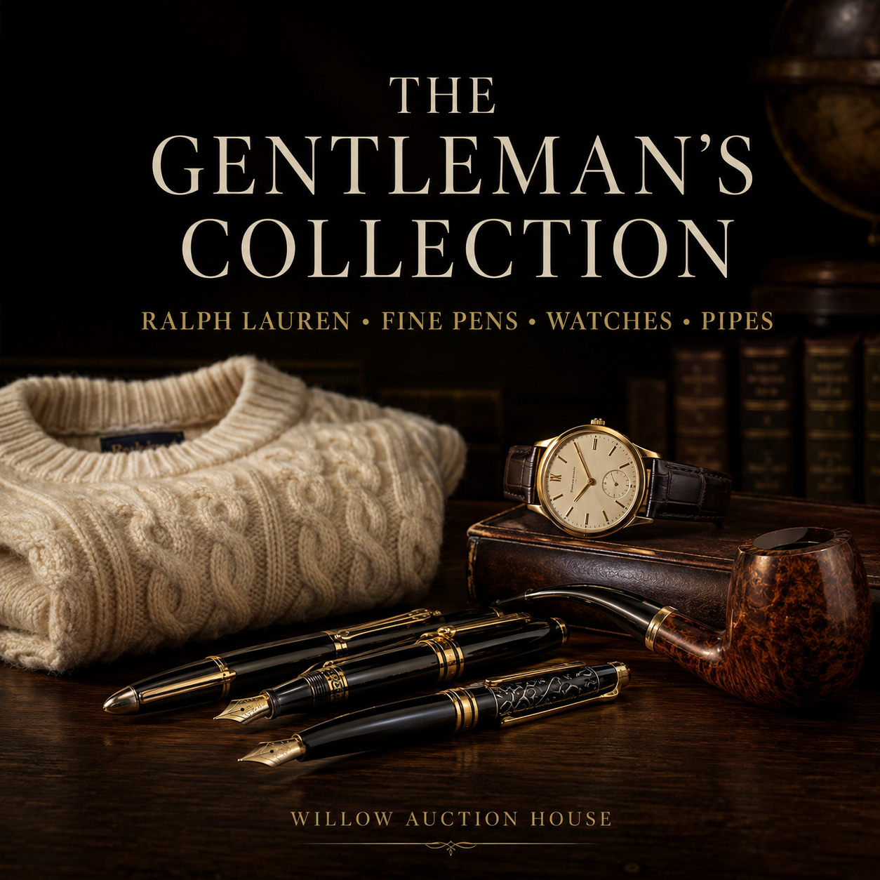 The Gentleman’s Collection: Ralph Lauren, Fine Pens, Watches & Pipes preview