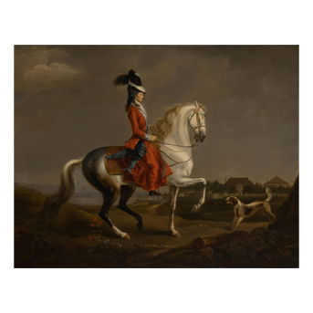 Louis-Auguste Brun, called Brun de Versoix (Swiss, 1758-1815) Mme. Marie de Lessert on Horseback