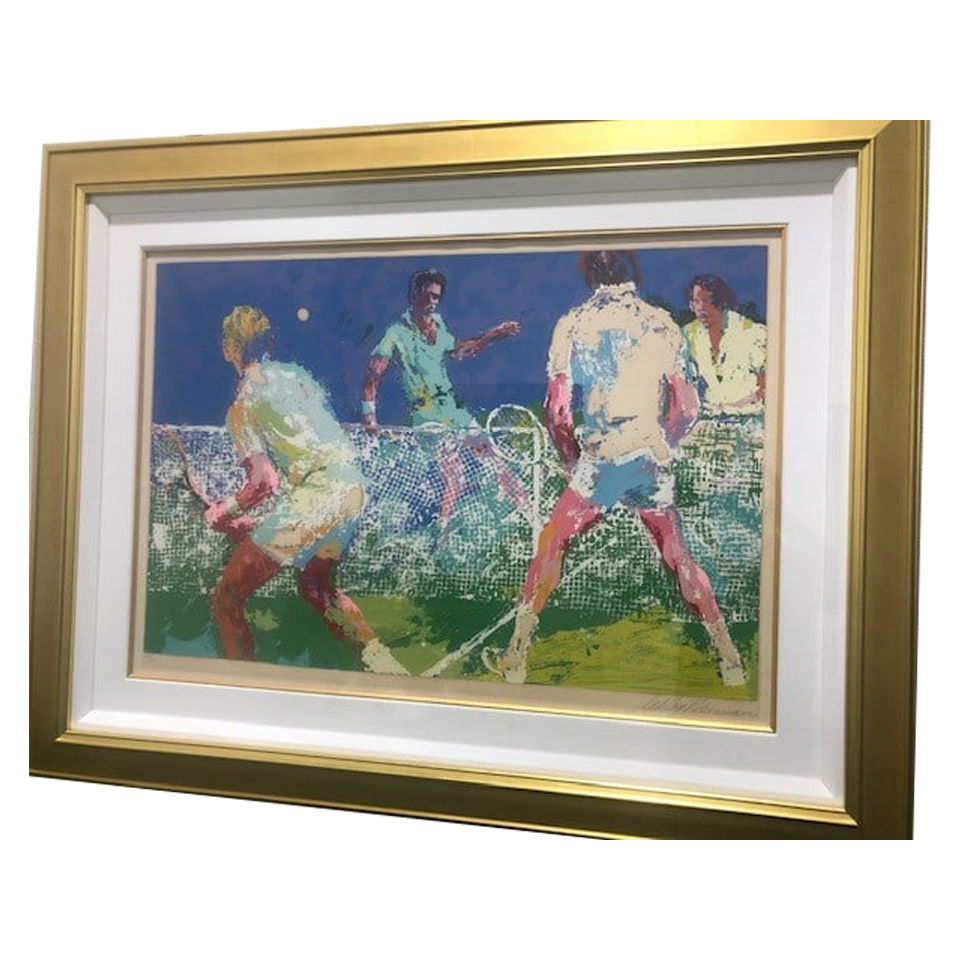 Tennis Match by LeRoy Neiman (1921-2012)