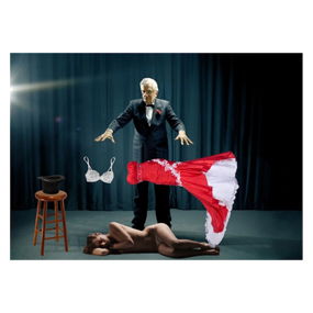 <em>The Magician.</em><br>Original eCollage<br>Artist Proof by the<br>Everclever Art Collective