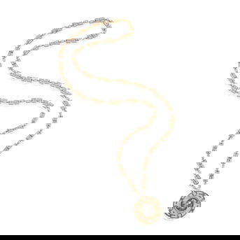 Bulgari: An 18k Gold and Diamond 'Monete' Sautoir