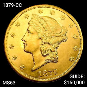 1879-CC $20 Gold Double Eagle