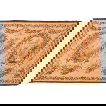 Fine Aubusson Tapestry France<br>10 ft. 5 in. x 7 ft. 5 in.