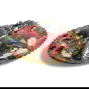 A Portugese Palissy Earthenware Lobster Dish