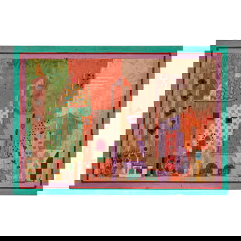 Jean (Yanko) Varda (Greek/American, 1893-1971) Abstract Cityscape