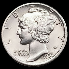 1916-D Mercury Dime