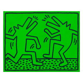 Keith Haring, “Dancing Dogs,” September 1982