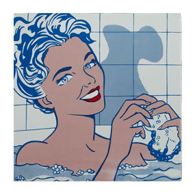 Roy Lichtenstein Screenprint “Woman in Bath” (1963)