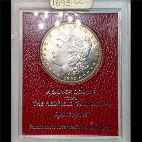 1893-CC Redfield Morgan Silver Dollar