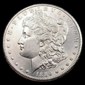 1889-CC Morgan Silver Dollar