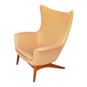 H.W. Klein for Bramin Danish MCM Reclining Lounge Chair