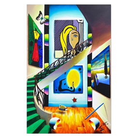 Ferjo, Original Oil Painting on Canvas, Hand Signed with Letter of Authenticity