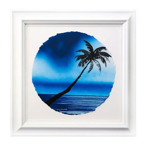 Wyland- Original Watercolor Painting on Deckle Edge Paper “Palm Trees”