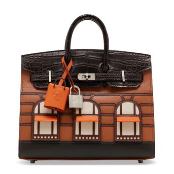 A Rare, Matte Ébène Alligator, Gold Madame, Orange H Swift, Brûlée & Ébène Sombrero, Craie Epsom Leather Faubourg Sellier Birkin 20