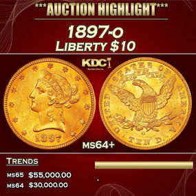1897-o Gold Liberty Eagle $10 ms64+ SEGS