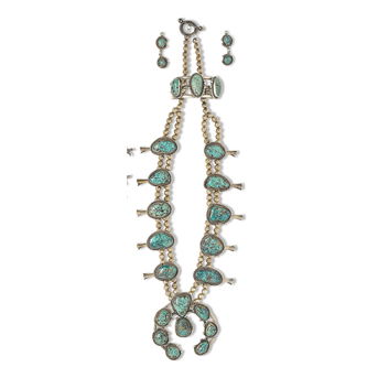 A suite of Navajo jewelry
