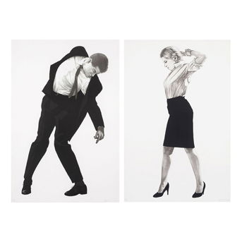 Robert Longo (born 1955); Cindy; Max, from Men in Cities (2 works)