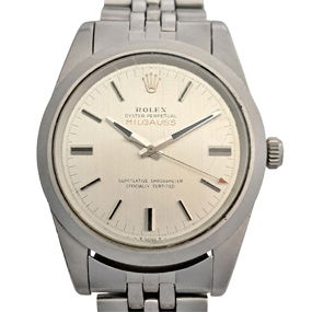 1970s Rolex Milgauss 1019 Mens SS Jubilee 26j Automatic Vintage Wrist Watch Box Papers