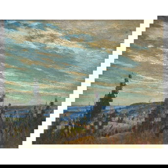 George William Sotter (American, 1879-1953) Cedars Morning