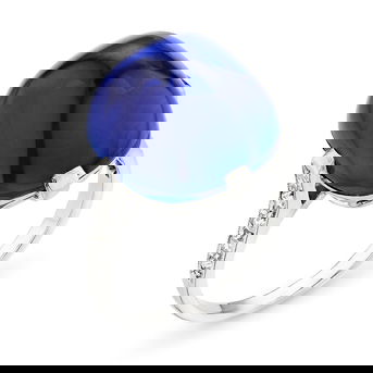 The Rockefeller Kashmira Superb Cartier Art Deco Sapphire and Diamond Ring