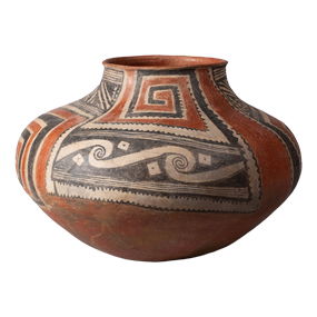 Massive Polychrome Tonto Olla, Ca 1340 - 1450 AD