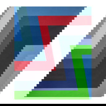 Howard Mehring (American, 1931-1978) Seven Part, 1967-68