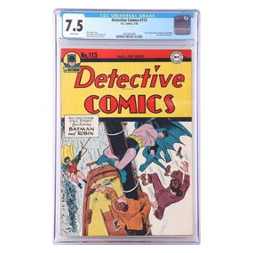 Detective Comics #113 CGC 7.5 Commando Jan App