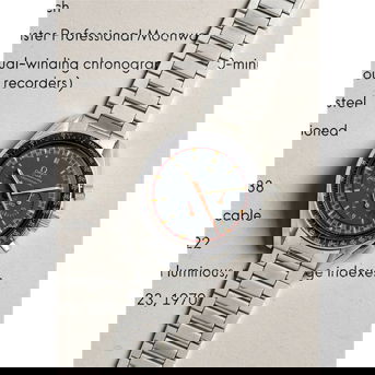 Omega. A Stainless Steel Automatic Chronograph Bracelet Watch