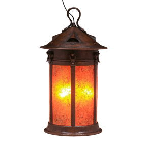 Roycroft Grove Park Inn Asheville, NC Hammered Copper & Mica Outdoor Lantern 1913