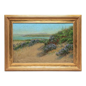 Theodore Wores (1859-1939) Large San Francisco & Marin County Painting 1920