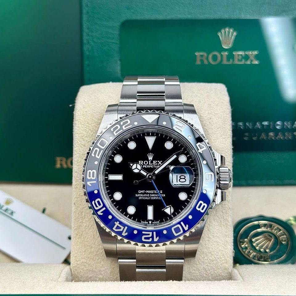 GMT-Master II Rolex Batman Comes With Box & Papers