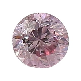 Loose Diamond - Round 0.08ct Fancy Intense Purplish Pink