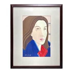 Attributed to Alex Katz (American, b. 1927) Mixed Media