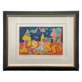 “Ubu Roi IV (La Revue)” by Joan Miro (Spain, 1893-1983) Lithograph