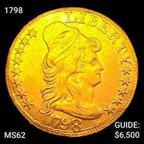 1798 $5 Gold Half Eagle