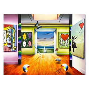 Ferjo, Original Acrylic Painting on Canvas, Hand Signed