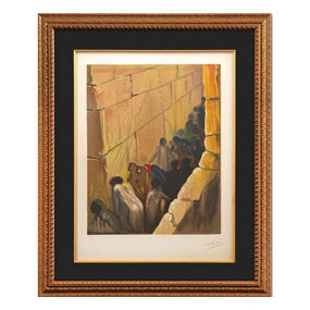 Salvador Dali- Original Lithograph “The Wailing Wall”
