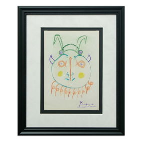 Pablo Picasso, Watercolor on Paper (after)