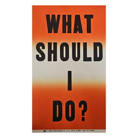 Allen Ruppersberg, What Should I Do Now?