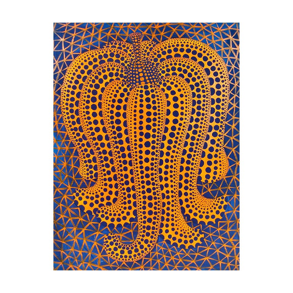 Yayoi Kusama (B.1929) Pumpkin Acrylic on canvas Japanese In the Style of. Pop Art Era