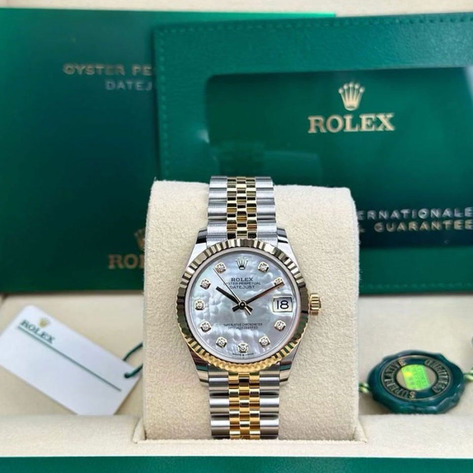 Rolex 31mm Mother of Pearl Dial Oyster Perpetual Rolex