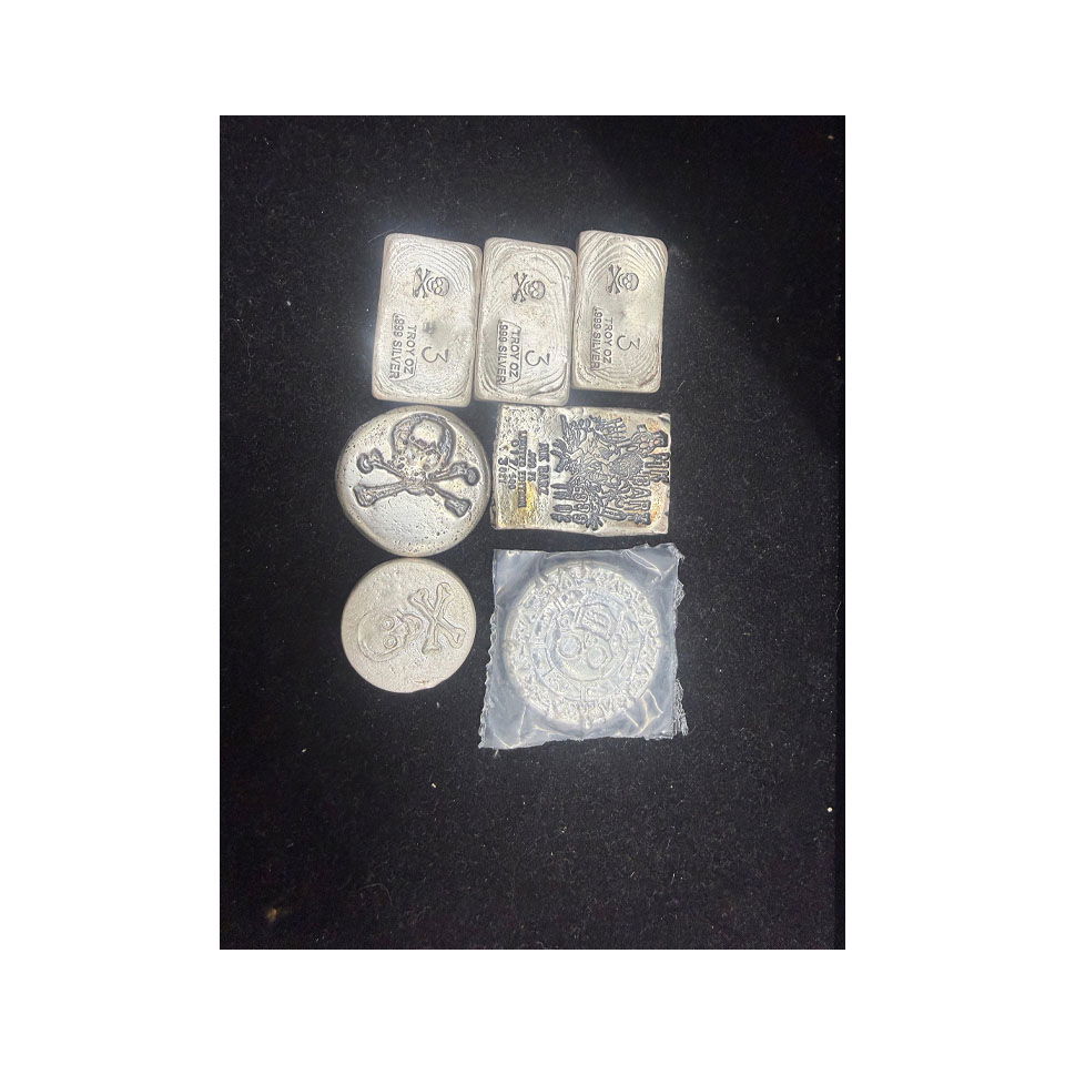 20.5 Ounces Of Pure Silver Bars/Coin Of Varying Mints