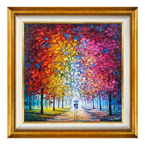 Slava Ilyayev, Framed Original Oil Painting on Canvas