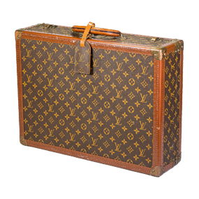 Vintage Louis Vuitton Hard Sided Suitcase