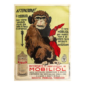 Vintage Italian MOBILIOL Poster